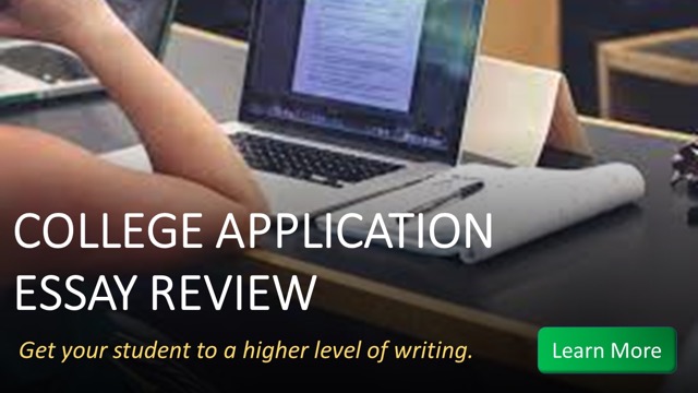 College Application Essays editing & review to help students