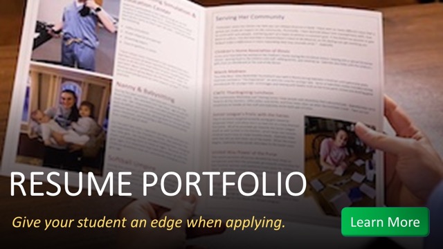 Resume Portfolios. Give your student an edge!